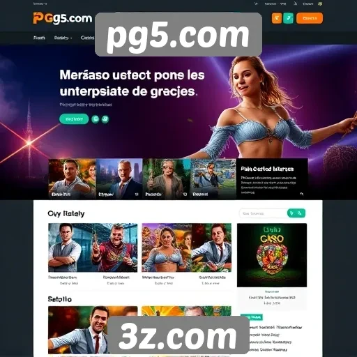 Navegação e usabilidade no pg5.com para jogadores